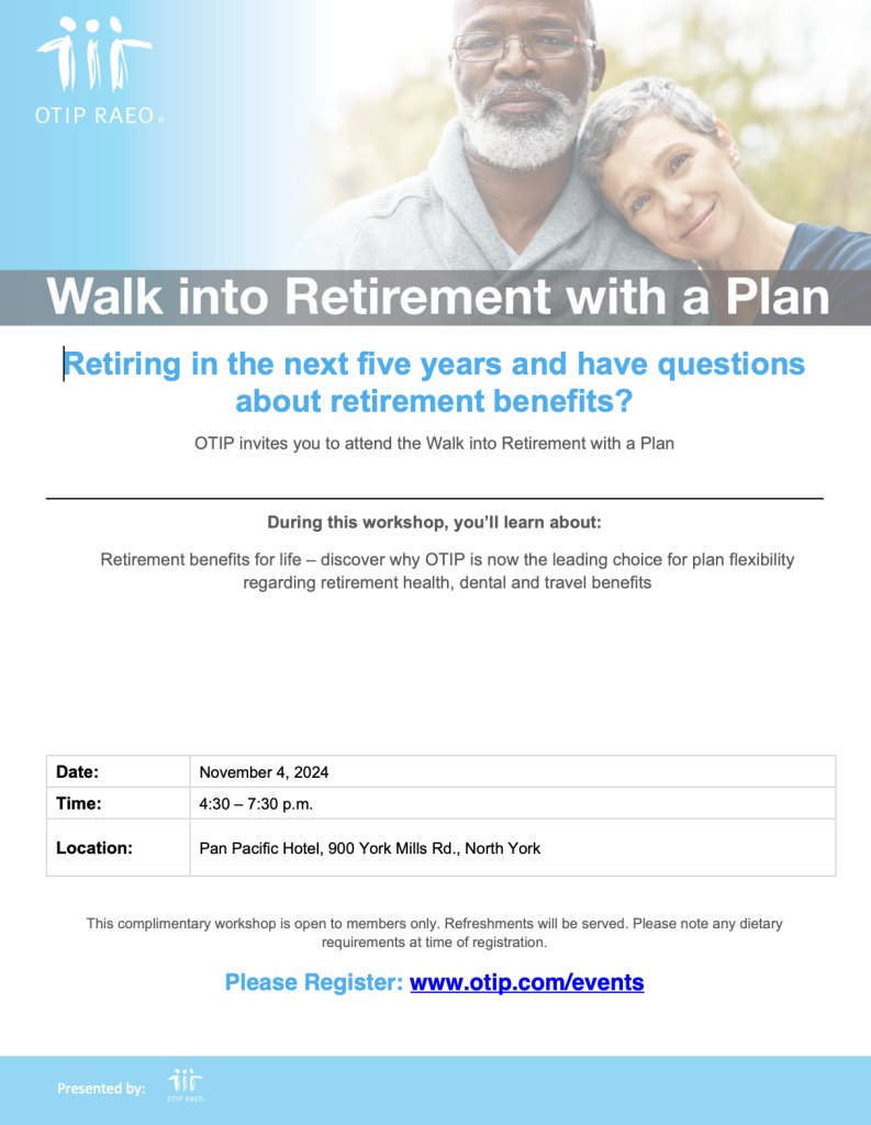 Retirement Workshop November 2024